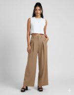 Nermosa High-Waist Korean Trousers with Wide Baggy Fit | Trendy GenZ Streetwear Pants - Image 4