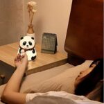 Desidiya® Lying Panda Night Light - Soft Silicone Color-Changing LED Touch Lamp with Timer for Bedroom & Office - Image 9