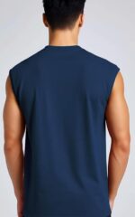 JUARI BE A GENTLEMAN Men's Sleeveless Tank Top – Premium Cotton Blend Muscle Fit Gym Vest | Casual Summer Workout Shirt | Breathable & Lightweight Fitness Wear for Bodybuilding, Running & Daily Use - Image 14