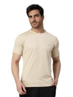 CHKOKKO Men Polyester Solid Quick Dry Half Sleeve Regular Fit Round Crew Neck Active Sportswear Gym T-Shirt for Workout Training Running and Fitness Activities - Image 7