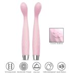 Body Electric Massager for Pain Relief, Stress Relaxation Waterproof, Flexible, Medical Grade Silicone,10 Speeds Multi Color - Image 2