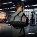 Boldfit Gym Bags for Men Compact Sports Duffle for Women Unisex Duffle Bag for Carry & Travel Adjustable for Shoes Towel Duffel Sports Bag 22L - Black - Image 6