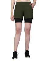 CHKOKKO Gym Shorts for Women Workout Sports Running Quick Dry Fit Double Layer Inner Compression with Pockets Breathable Lightweight Wear - Image 9