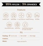 Gym While This Exercise Seamless Yoga Stretch Butt Yoga Sport Fitness Exercise for Women Stretchy Women's High Waist Shapeware Shorts Butt Lift Workout Athletic Tummy Control - Image 24