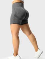 Gym While This Exercise Seamless Yoga Stretch Butt Yoga Sport Fitness Exercise for Women Stretchy Women's High Waist Shapeware Shorts Butt Lift Workout Athletic Tummy Control - Image 17