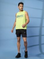 CHKOKKO Tank Tops Sleeveless T-Shirt for Men Gym Wear Vest Graphic Printed Stylish Round Neck Running Sando for Sports Workout Fitness & Casual or Beach Wear - Image 6