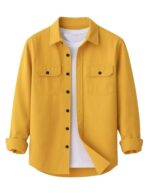 DEELMO Men’s Stylish Cotton Blend Casual Shirt || Full Sleeve Button-Down Shirt with Dual Flap Pockets || Comfortable Breathable Fabric || Perfect for Casual Office and Outing Wear - Image 17