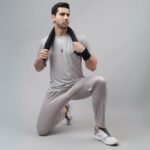 ATICX Slim Fit Polyester Sports T-Shirt for Men - Round Neck Quick Dry Fit Half Sleeve Breathable Stylish Gym & Workout Tee - Lightweight Running Cycling Football Swimming Training Sportswear Top - Image 6