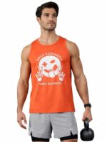 CHKOKKO Tank Tops Sleeveless T-Shirt for Men Gym Wear Vest Graphic Printed Stylish Round Neck Running Sando for Sports Workout Fitness & Casual or Beach Wear - Image 15