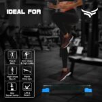 XTRIM Aerobic Stepper Without Height Adjustments, Stepper with 2 Height Adjustments - 10 & 15cm, 4 Anti-Skid Rubber Pads for Legs, Slip-Resistant Platform, for Cardio Workout (Supports 250Kg Weight) - Image 7