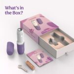 CARESMITH Bloom Facial Shaver | Women's Face Hair Remover | Upper Lip, Chin & Cheeks | Hypoallergenic Blades | 1 AA Battery Included, Purple - Image 8