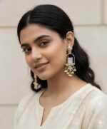 Mehendi Polish Earrings – Traditional Design for Women - Image 14