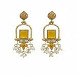 Mehendi Polish Earrings – Traditional Design for Women - Image 17