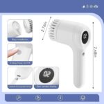 5 In 1 Electric Cleaning Magic Brush Multifunctional Spin Cleaner Brush With 5 Brush Heads and Charging Cord For Multi Use Kitchen Tiles Carpet Sink Basin Bathroom Dish Pots Wall Shoe Car Surfaces (1) - Image 2