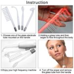 OZONE High Frequency Machine, Fortech Portable Handheld Skin Tightening Acne Spot Wrinkles Remover Beauty Therapy Puffy Eyes Facial Machine - Image 4