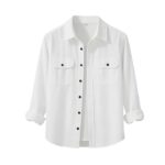 DEELMO Men’s Stylish Cotton Blend Casual Shirt || Full Sleeve Button-Down Shirt with Dual Flap Pockets || Comfortable Breathable Fabric || Perfect for Casual Office and Outing Wear - Image 15