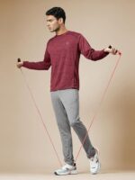 CHKOKKO Men's Round Neck Full Sleeve Regular Fit Lightweight Quick Dry Activewear Gym T Shirt for Workout Training Running and Activities - Image 3