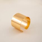 Shining Diva Fashion Gold Plated Latest Stylish Kada Bangle Cuff Bracelet for Women & Girls - Image 3