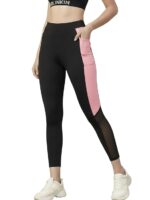 BLINKIN Stretchable Gym Pants for Women Workout : The Ultimate Yoga Pants | Workout Lowers | Gym Track Pants for Woman with Mesh Insert & Side Pockets (1869) - Image 22