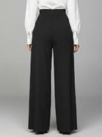 GRECIILOOKS Trousers for Woman | Womens High Rise High Waist Flared Korean Style | Formal Pant for Women Office Wear| Track Pants for Womans Elegant for College & Events (Available in Plus Size) - Image 17