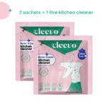 Cleevo Kitchen Cleaner Spray- 1L Bottle Pack | Natural Plant-Based Cleaning Spray for Tough Stains, Gas Stove, Countertop, Chimney | Grease & Grime Remover | All-in-One Kitchen Surface Cleaner - Image 2