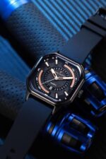 Daniel Hechter Paris Rivoli Collection Modern Analog Watch for Men with Octagon Dial and Silicon Band-DHM1003 - Image 15