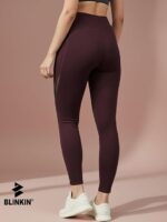 BLINKIN Stretchable Gym Pants for Women Workout : The Ultimate Yoga Pants | Workout Lowers | Gym Track Pants for Woman with Mesh Insert & Side Pockets (2670) - Image 14