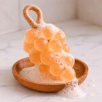 Grape Shape Exfoliating Soap Bar for Face & Body – Deep Cleanse, Gentle Scrub, Bath Soap for Women & Men Skin Brightening Soap For Men & Women (ice bath) - Image 2