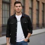 DEELMO Men’s Stylish Cotton Blend Casual Shirt || Full Sleeve Button-Down Shirt with Dual Flap Pockets || Comfortable Breathable Fabric || Perfect for Casual Office and Outing Wear - Image 8