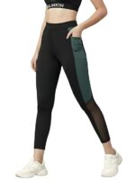 BLINKIN Stretchable Gym Pants for Women Workout : The Ultimate Yoga Pants | Workout Lowers | Gym Track Pants for Woman with Mesh Insert & Side Pockets (1869) - Image 8