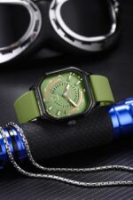 Daniel Hechter Paris Rivoli Collection Modern Analog Watch for Men with Octagon Dial and Silicon Band-DHM1003 - Image 20