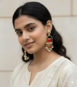 Mehendi Polish Earrings – Traditional Design for Women - Image 16