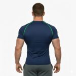 NINQ Half Sleeve Compression T-Shirt - Men's Athletic & Sports Tights for Fitness - Image 7