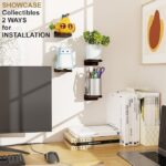 Dime Store Engineered Wood Floating Shelves for Wall Decor Wall Shelf Storage Organizer | Mini Display Shelf for Living Room, Bathroom, Kitchen & Bedroom Décor Set of 4 (Brown) - Image 5