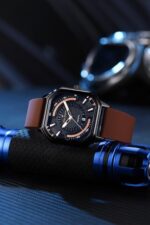 Daniel Hechter Paris Rivoli Collection Modern Analog Watch for Men with Octagon Dial and Silicon Band-DHM1003 - Image 3