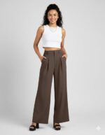 Nermosa High-Waist Korean Trousers with Wide Baggy Fit | Trendy GenZ Streetwear Pants - Image 7