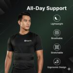 Posture Corrector Belt for Men & Women, 1 Year Warrenty | Universal Fit Posture Corrector | Premium Neoprene & Strong Velcro Strap | Relief for Upper, Lower Back, Lumbar, Neck, Sciatics, Vertebral, Shoulder Pain | Made in India - Image 5