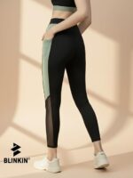 BLINKIN Stretchable Gym Pants for Women Workout : The Ultimate Yoga Pants | Workout Lowers | Gym Track Pants for Woman with Mesh Insert & Side Pockets (1869) - Image 15