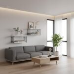 DIY Wall Shelf Mounted Wooden Floating Shelves for Living Room Setup Box Holder Books Storage Display Racks for Toiletries, Organizer, Kitchen, Bedroom Set of 2 - Image 5