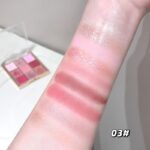 Gege Bear Phantom Eyeshadow Palette | Effortlessly Gorgeous Eye Drama Every Time | Clean Girl to Glam Looks | Buttery Smooth Formula | High-Pigmented Eye Makeup | Soft Pastel & Bold Colors Pink Blue Purple Neutrals | Creates Stunning Eyes Look with Shimmer Palettes (Palette #03, 1gX9) - Image 9