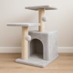 Cat Tree Indoor Climbing Activity Tower with Scratching Posts | Cat-02-Grey | 30x40x66 cm - Image 6