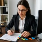 COI Note Pad/Memo Book with Sticky Notes & Clip Holder with Pen for Gifting - Image 2