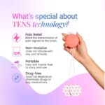 WELME Period Pain Relief Device Relief from Menstrual Cramp and Period Pain | Electric Rechargeable PATENTED TENS Technology 3+ years usage Easy to Wear Clinically Tested Drug Free No Side Effects - Image 4