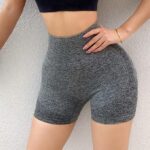 Gym While This Exercise Seamless Yoga Stretch Butt Yoga Sport Fitness Exercise for Women Stretchy Women's High Waist Shapeware Shorts Butt Lift Workout Athletic Tummy Control - Image 18