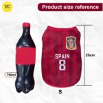 YellowCult Cotton Cute Dog T-Shirt Clothes, Summer Sweatshirts Sporty Pet Random Design Outfit for Small Breed Dog, cat, Puppy, Kitten, Diwali, Festival, Travel, Outing, Photos(S- Any 1, Multicolor) - Image 7