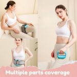 Percussion Massage Ring for Full Body Pain Relief- J16A, Rechargeable Cordless Deep Tissue Massage Ring Machine with Strap for Legs, Arms, Use at Home, Gym & During Travel - 8 Massager Modes - Image 2