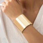 Shining Diva Fashion Gold Plated Latest Stylish Kada Bangle Cuff Bracelet for Women & Girls - Image 5