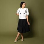 Theater Women Swans Ballerina Flats | Soft Round-Toe Slip-On Bellies with Bow Detail | Lightweight, Stylish & Comfortable Footwear for Office and Casual Outfits - Image 4