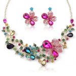 Shining Diva Fashion Necklace Jewellery Set for Women Latest Stylish Design Fancy Crystal - Image 9