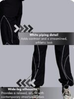 GRECIILOOKS Track Pants for Woman | Parachute Pant for Women Baggy | Loose Trousers for Women | Baggy Cargo Pant's for Woman | Trendy Parachute Pants for Travel & Everyday (Available in Plus Size) - Image 5